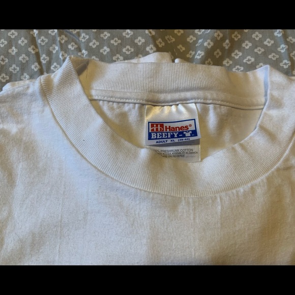 Vintage Hanes Beefy T Motorola White T Shirt Size XL - Picture 5 of 5
